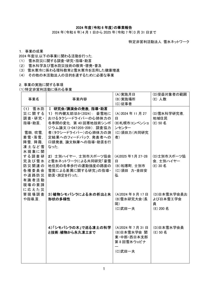 2024年度事業報告のサムネイル